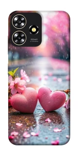 Чехол на ZTE Blade A73 4G Pink heart фото 1 из 1