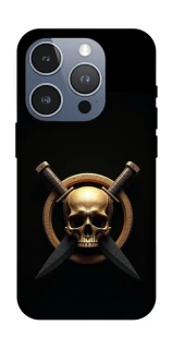 Чехол на Apple iPhone 16 Pro Golden Skull фото 1 из 1