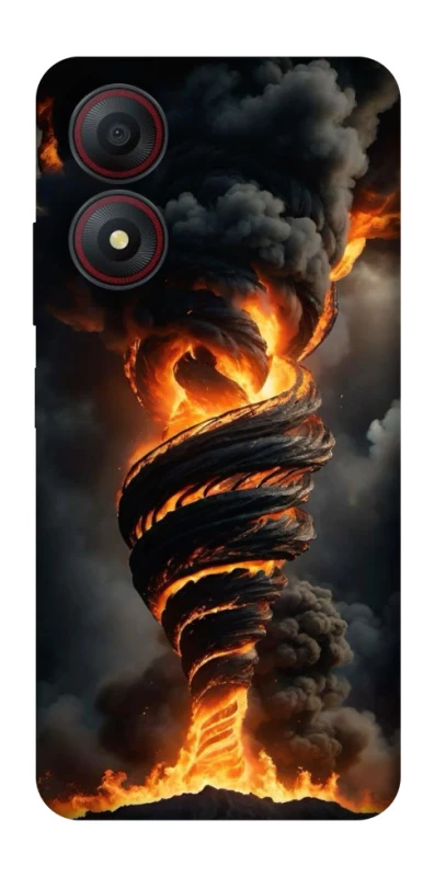 Чехол на ZTE Blade A34 4G Огненный торнадо фото 1 из 1