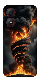 Чехол на ZTE Blade A34 4G Огненный торнадо фото 1 из 1