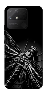 Чохол на Realme Narzo 50A Black dragonfly фото 1 з 1