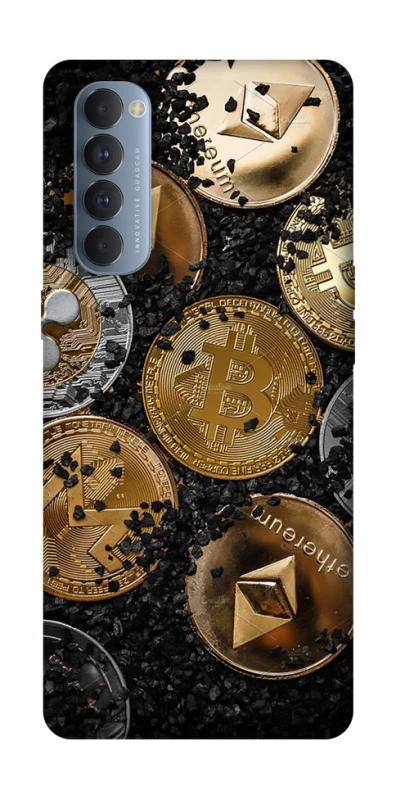 Чехол на Oppo Reno 4 Pro Many coins v2 фото 1 из 1