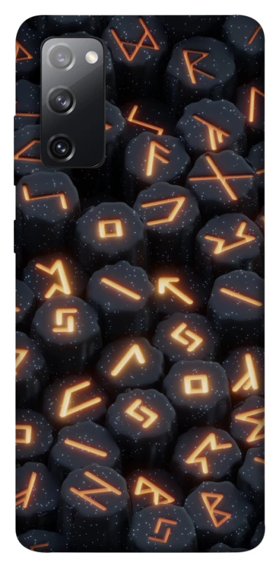 Чехол на Samsung Galaxy S20 FE Огненые руны фото 1 из 1