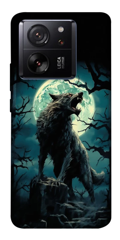 Чохол на Xiaomi 13T Вовк під місяцем фото 1 з 1