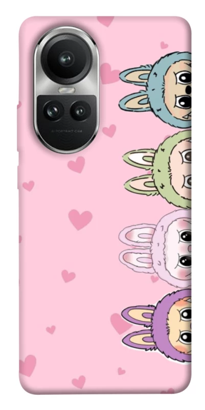 Чохол на Oppo Reno 10 All Labubu 4 фото 1 з 1