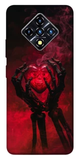 Чехол на Infinix Zero 8 Heart in the hands of a skeleton фото 1 из 1