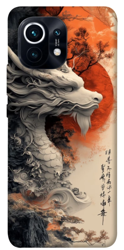 Чехол на Xiaomi Mi 11 white dragon фото 1 из 1