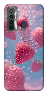 Чохол на TECNO Camon 17 Полуниця в воді фото 1 з 1