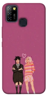 Чехол на Infinix Hot 10 Lite Raven & Rainbow Wednesday фото 1 из 1