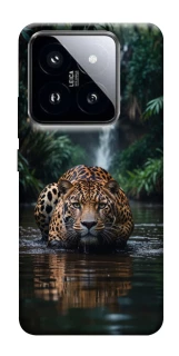 Чехол на Xiaomi 14 Pro Leopard in water фото 1 из 1