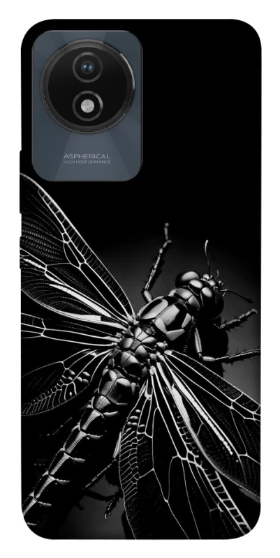 Чохол на Vivo Y02 Black dragonfly фото 1 з 1