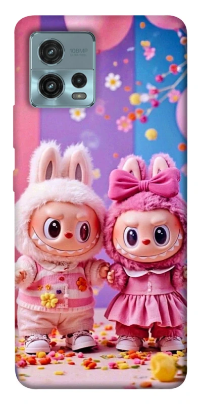 Чохол на Motorola Moto G72 Labubu twins ver.2 фото 1 з 1