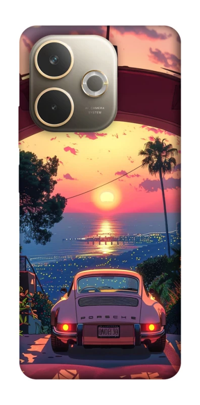 Чехол на Oppo A5 Pro 4G Porsche at sunset фото 1 из 1