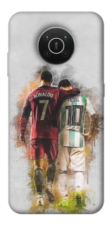 Чохол на Nokia X10 / X20 Ronaldo та Messi фото 1 з 1