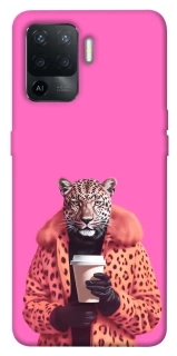 Чохол на Oppo Reno 5 Lite Леопард з кавою фото 1 з 1