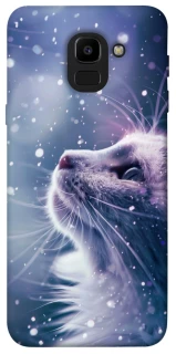 Чехол на Samsung J600F Galaxy J6 (2018) Snow cat фото 1 из 1