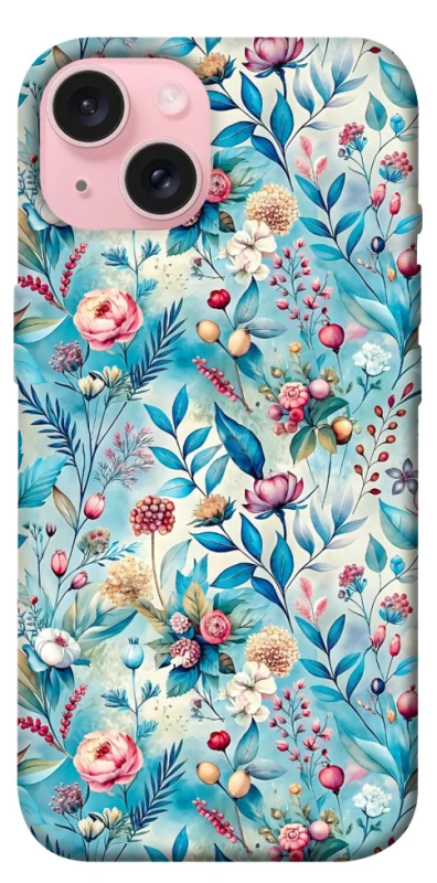 Чохол на Apple iPhone 15 (6.1") Floral design ver.5 фото 1 з 1