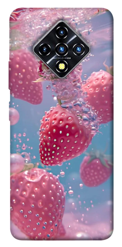 Чехол на Infinix Zero 8 Клубника в воде фото 1 из 1