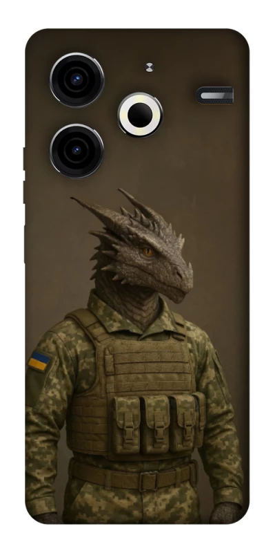 Чехол на TECNO Pova 6 Neo (LI6) Дракон защитник фото 1 из 1
