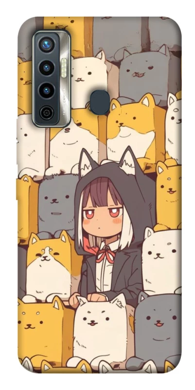 Чехол на TECNO Camon 17 Like a cat фото 1 из 1