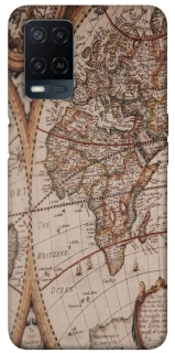 Чехол на Oppo A54 4G Карта путешествий фото 1 из 1