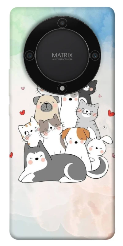 Чохол на Huawei Magic5 Lite Funny Pets ver.2 фото 1 з 1
