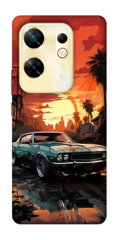 Чехол на Infinix Zero 30 4G Car at sunset фото 1 из 1