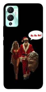 Чехол на Infinix Hot 12 Play Bad Santa фото 1 из 1