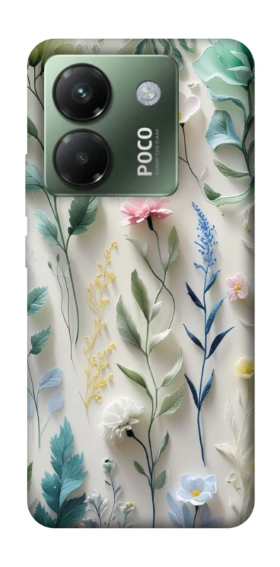 Чохол на Xiaomi Poco M7 pro 5G Floral design ver.3 фото 1 з 1