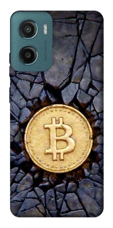 Чохол на Motorola Moto G06 Bitcoin cracks фото 1 з 1