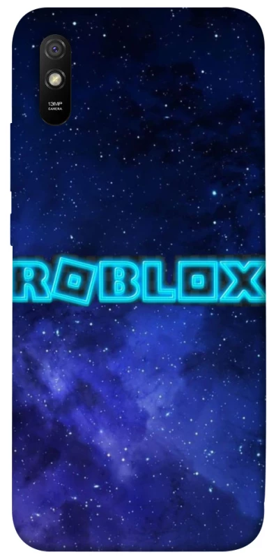 Чохол на Xiaomi Redmi 9A Roblox Space Logo Blue фото 1 з 1