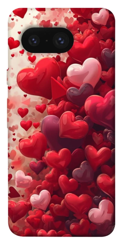 Чохол на Google Pixel 8 Many hearts фото 1 з 1
