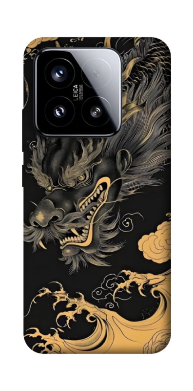Чохол на Xiaomi 15 gold dragon фото 1 з 1