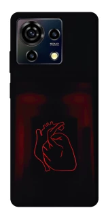 Чехол на ZTE Blade V50 Vita Красное сердце фото 1 из 1
