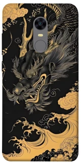 Чохол на Xiaomi Redmi 5 Plus / Redmi Note 5 (Single Camera) gold dragon фото 1 з 1