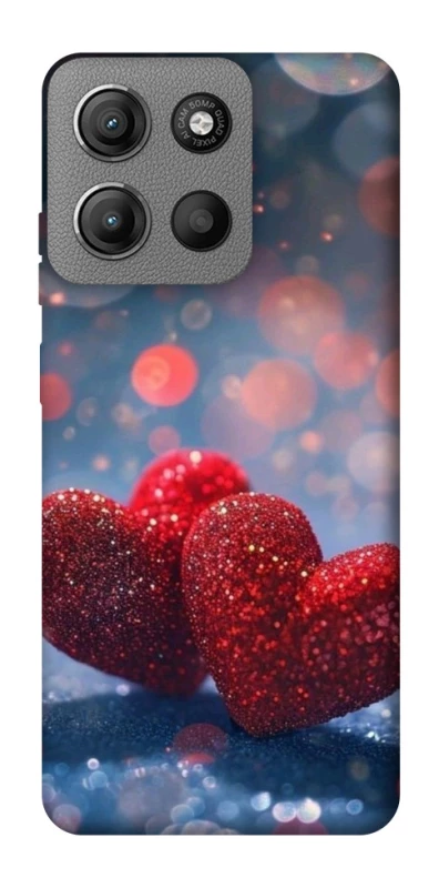 Чохол на Motorola Moto G15 4G Red hearts фото 1 з 1