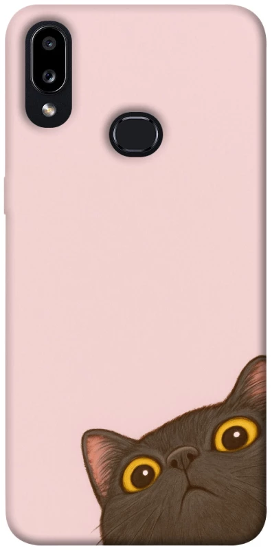 Чехол на Samsung Galaxy A10s Peeping cat фото 1 из 1