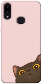 Чехол на Samsung Galaxy A10s Peeping cat фото 1 из 1