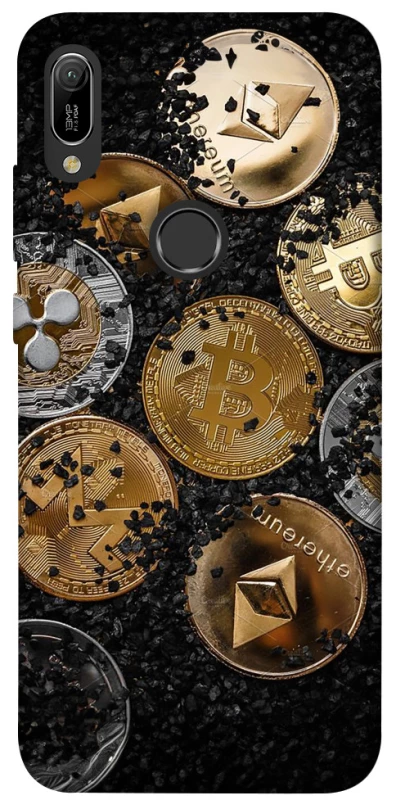 Чохол на Huawei Y6 (2019) Many coins v2 фото 1 з 1