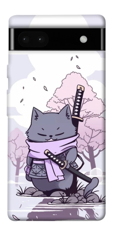 Чохол на Google Pixel 6a Samurai cat фото 1 з 1