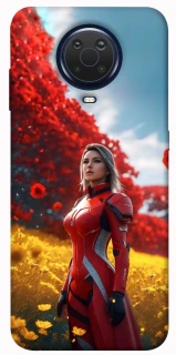 Чехол на Nokia G20 / G10 / 6.3 Cyber space girl ver.5 фото 1 из 1