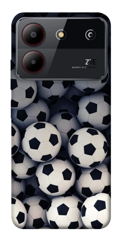 Чохол на ZTE Blade A54 4G Футбольні м'ячи фото 1 з 1