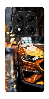 Чехол на Xiaomi Redmi Note 14 Pro 4G Golden sports car фото 1 из 1