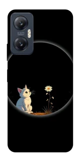 Чехол на Infinix Hot 20 5G Cat and flower фото 1 из 1