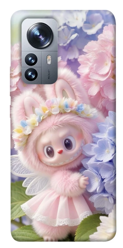 Чохол на Xiaomi 12 / 12X Labubu & Flowers ver.1 фото 1 з 1