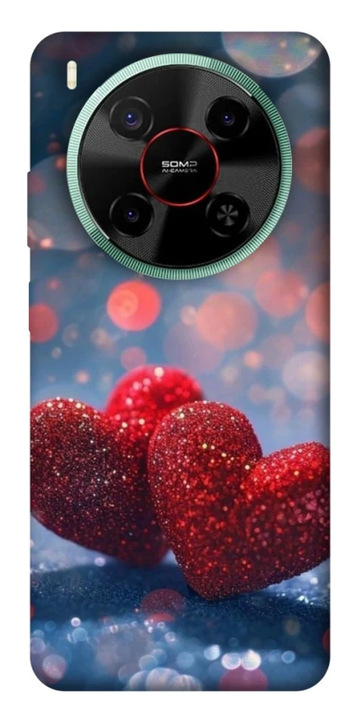 Чохол на ZTE Nubia V70 Max Red hearts фото 1 з 1