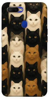 Чехол на Oppo A5s Colorful Cat Collage фото 1 из 1