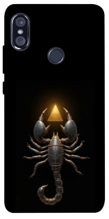 Чехол на Xiaomi Redmi Note 5 Pro / Note 5 (AI Dual Camera) Scorpio with Golden Triangle фото 1 из 1