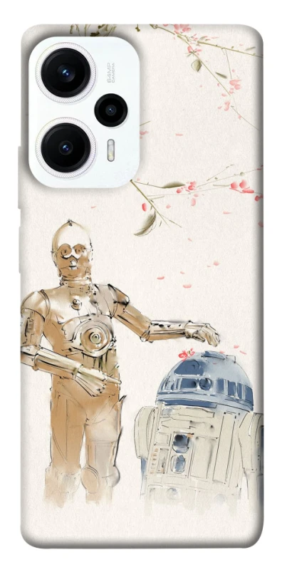Чохол на Xiaomi Poco F5 / Note 12 Turbo Star Wars robots фото 1 з 1