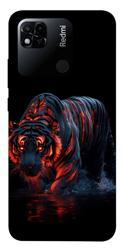 Чохол на Xiaomi Redmi 10A fire tiger фото 1 з 1